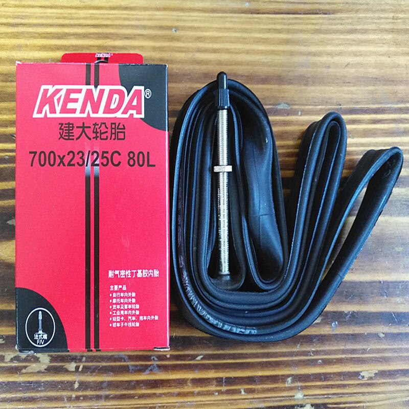 Kenda Fiets Binnenbanden 700X23/25C Road Fiets Innerlijke Rubber Buis Banden Fietsonderdelen 1Pcs: 700X23-25 FV 80L