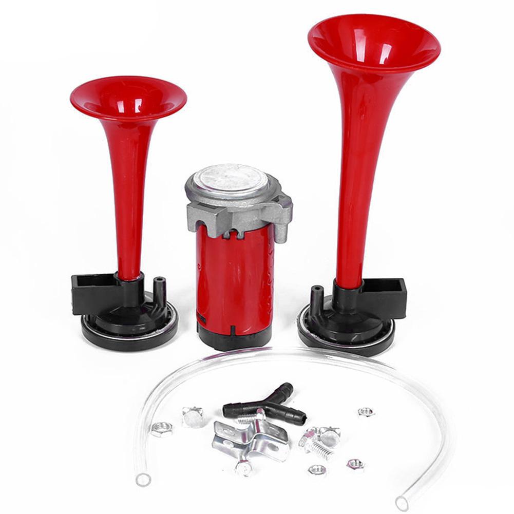 2PCS Car Air Horn Air Sound Signal Beep For Car 12V Loud Electric Horn Sound Speakers For Cars Accessories Air Horns