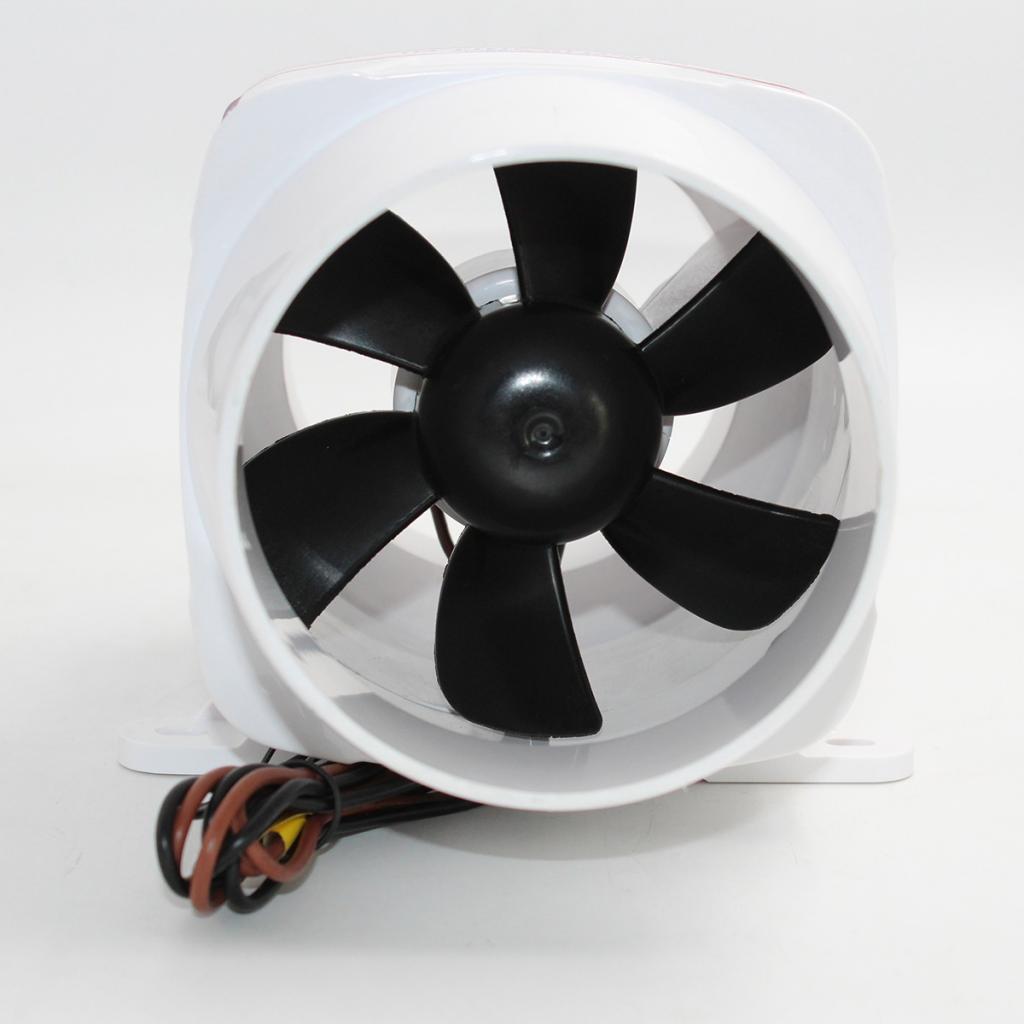 Marine in-Line Bilge Boat Air Blower 4 inch 12V 270 CFM Exhaust