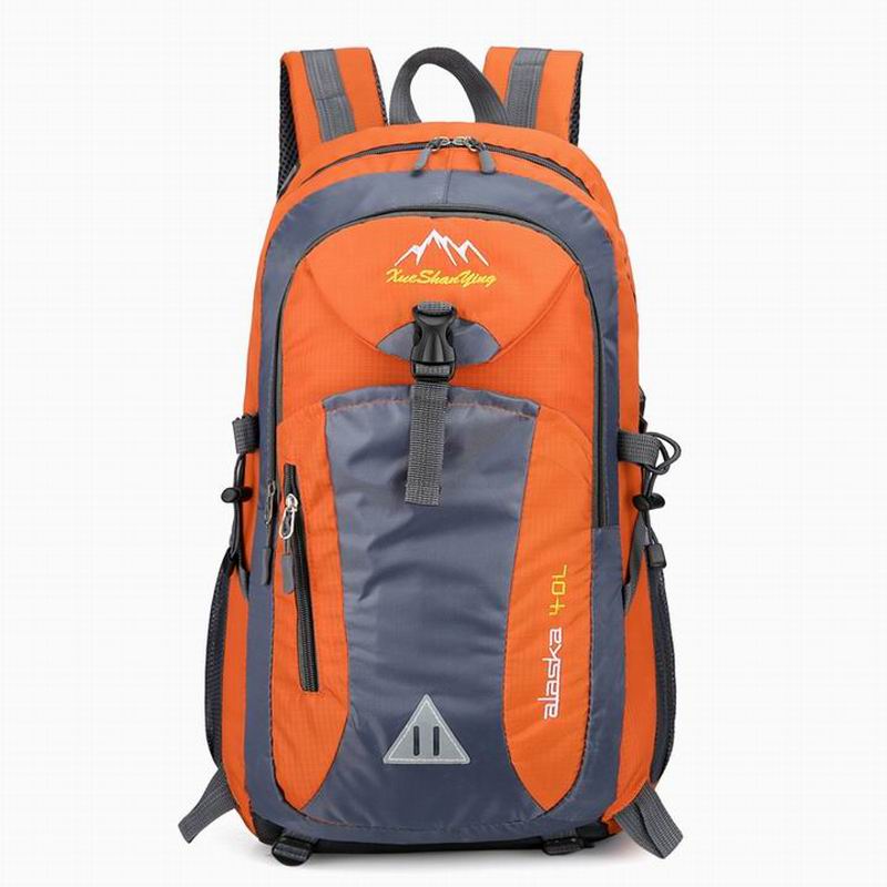 40L unisexe sac à dos étanche hommes Sports de plein air sac à dos montagne escalade sac à dos randonnée Trekking Camping engrenages: Orange