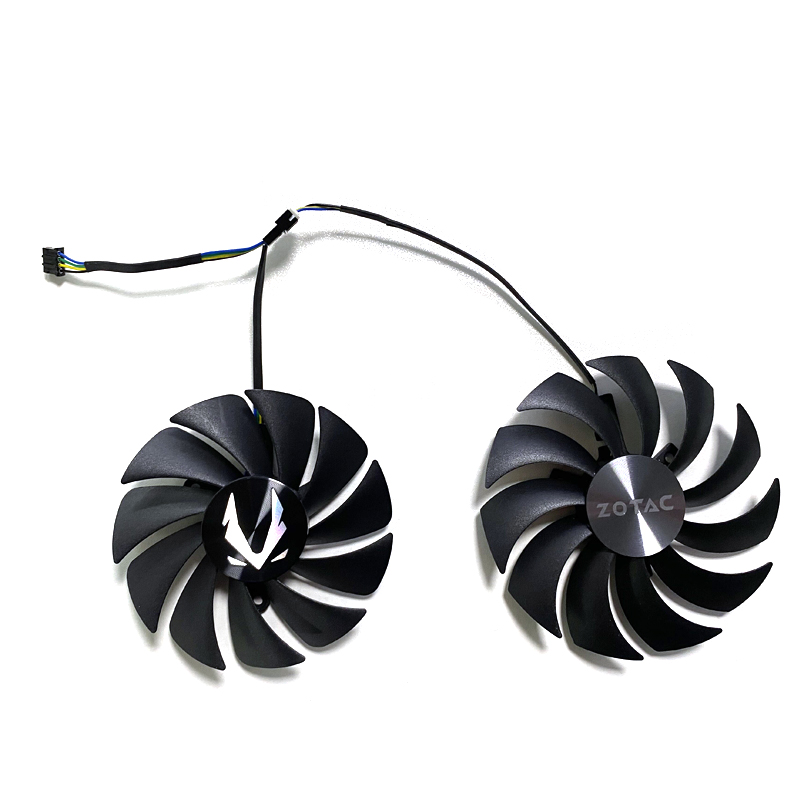 89MM 100MM Cooling Fan For Zotac Gaming RTX 3070 Twin Edge Graphics Card GPU Cooler Fans CF1010U12S CF9015H12S 4PIN DC 12V: Default Title