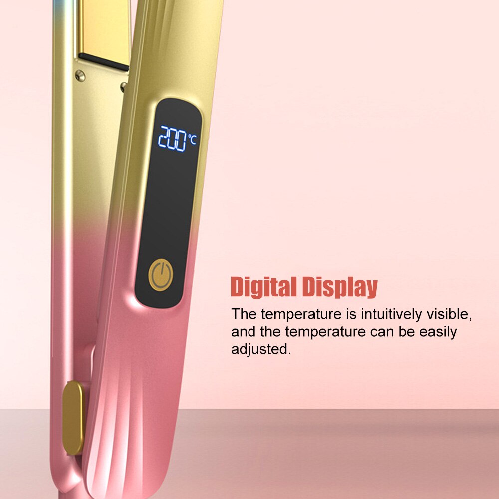 Fer à friser en céramique Tourmaline, plaque chauffante pour cheveux, chauffage rapide, Performance thermique