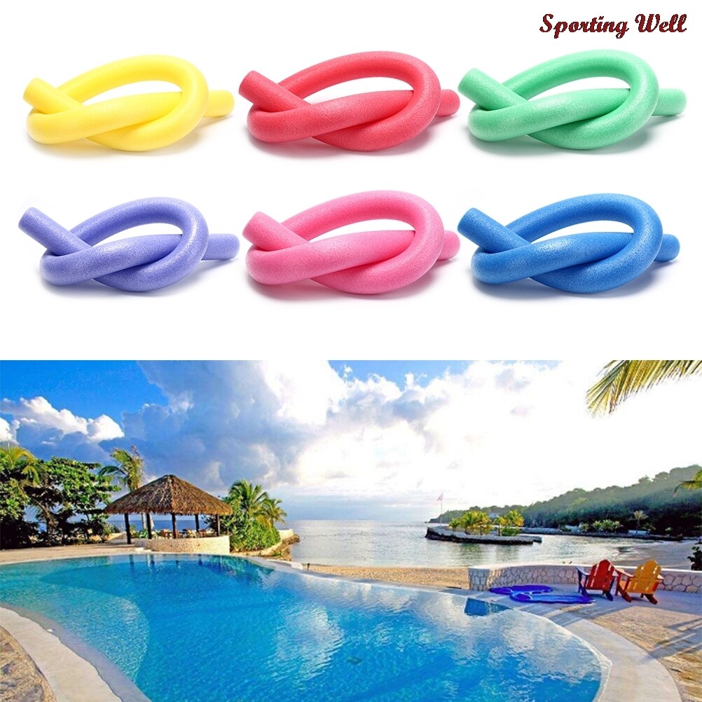 1 PC hollow Flexible Swimming Swim Pool Water Float Aid Woggle Noodles Useful for Adult and Children Over 5 Years Old