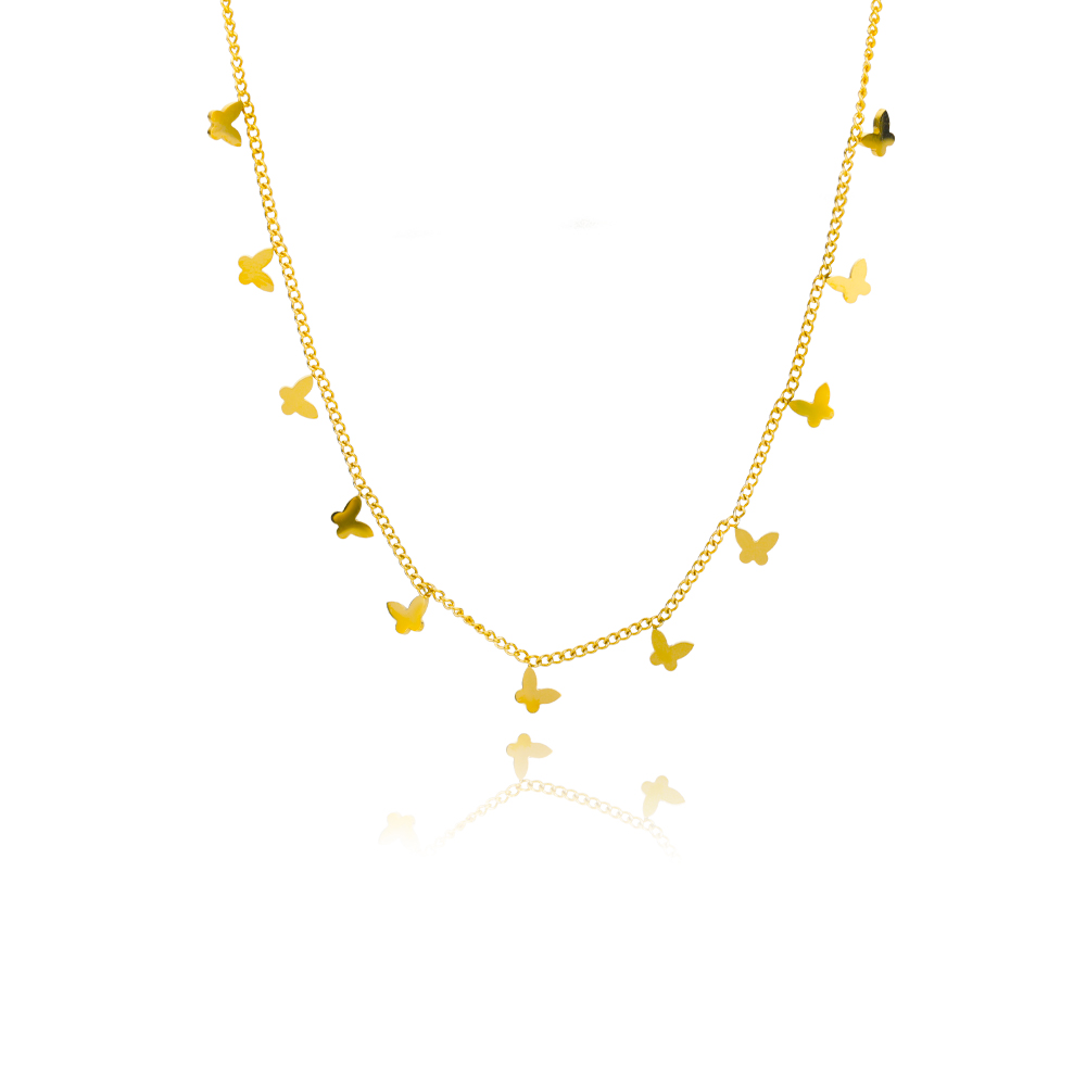 Nette Schmetterling Halskette Für Frauen Kristall Lila Schmetterling Ästhetischen Halsketten Charme Halsband Partei Edelstahl Schmuck: Stil 2