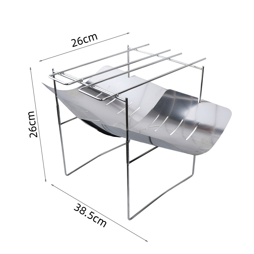 Folding Barbecue Grill Rack Portable Stainless Ste... – Grandado