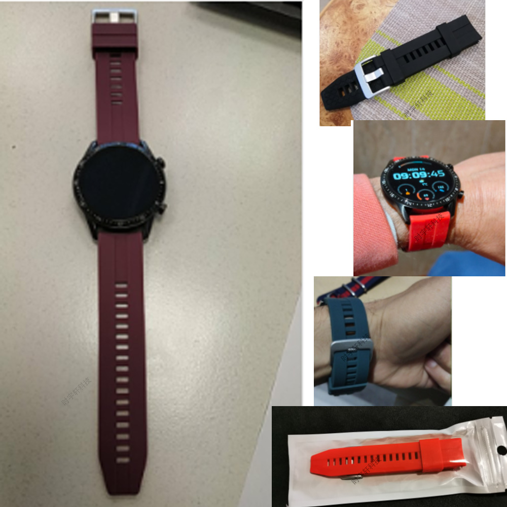Silikonowy pasek na rękę do zegarka Samsung Galaxy 3 45mm SM-R840 pasek na rękę do zegarka Samsung 46mm SM-R800 bransoletka