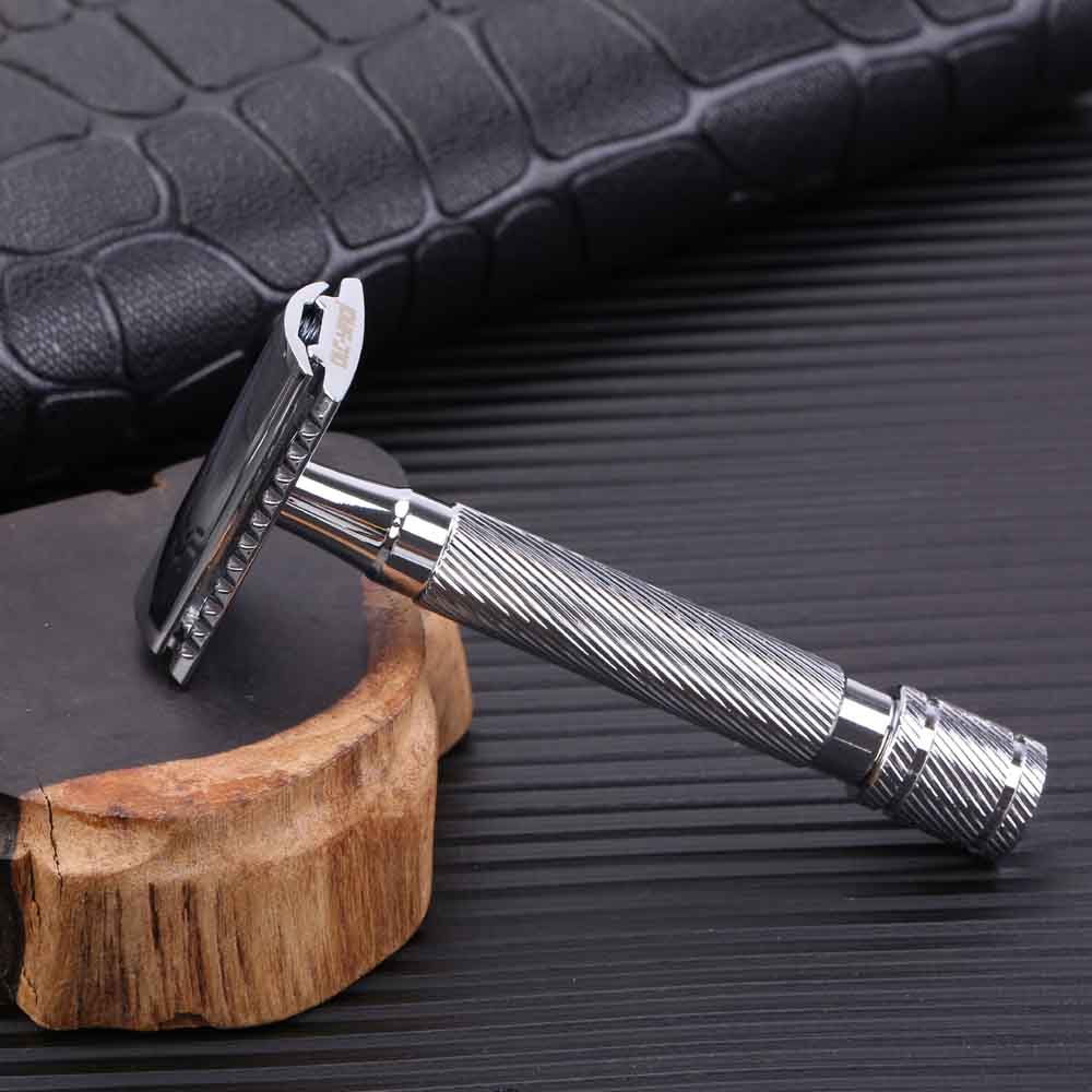 Yaqi Chrome Brass Heavy Handle Wet Safety Razor – Grandado