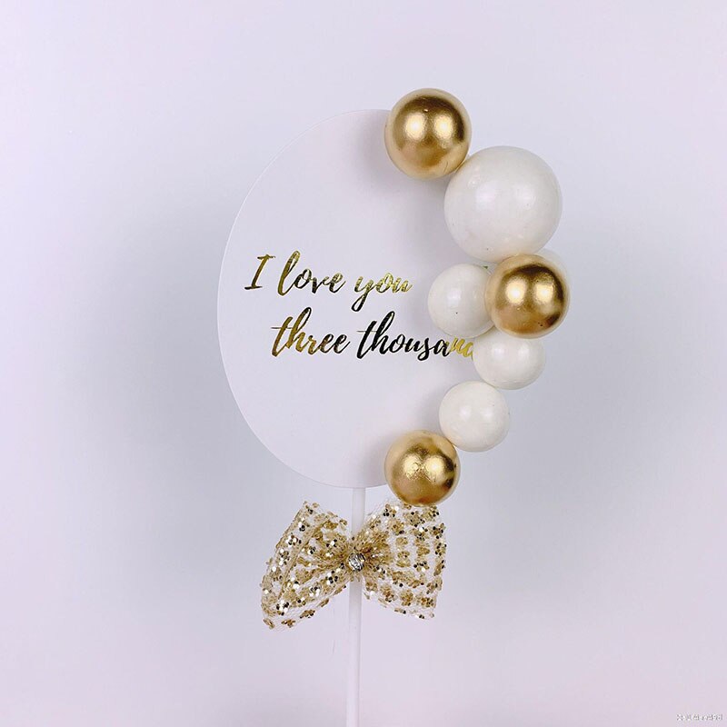 1 Pc Bruiloft Verjaardag Cake Topper Gelukkig Birthday Party Kids Favor Cake Vlag Huwelijk Dessert Topper Decoratie Supply