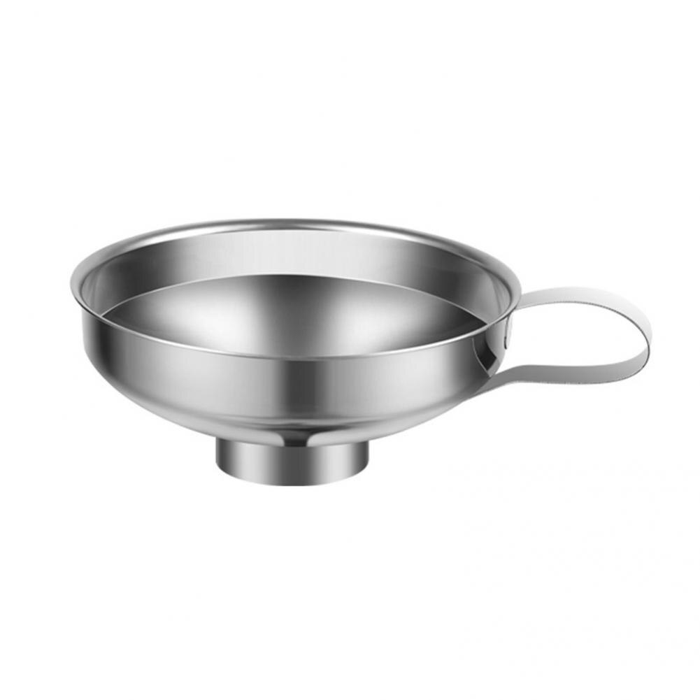 Uso extensivo de confiança boca larga canning funil metal funil cozinha gadget para casa