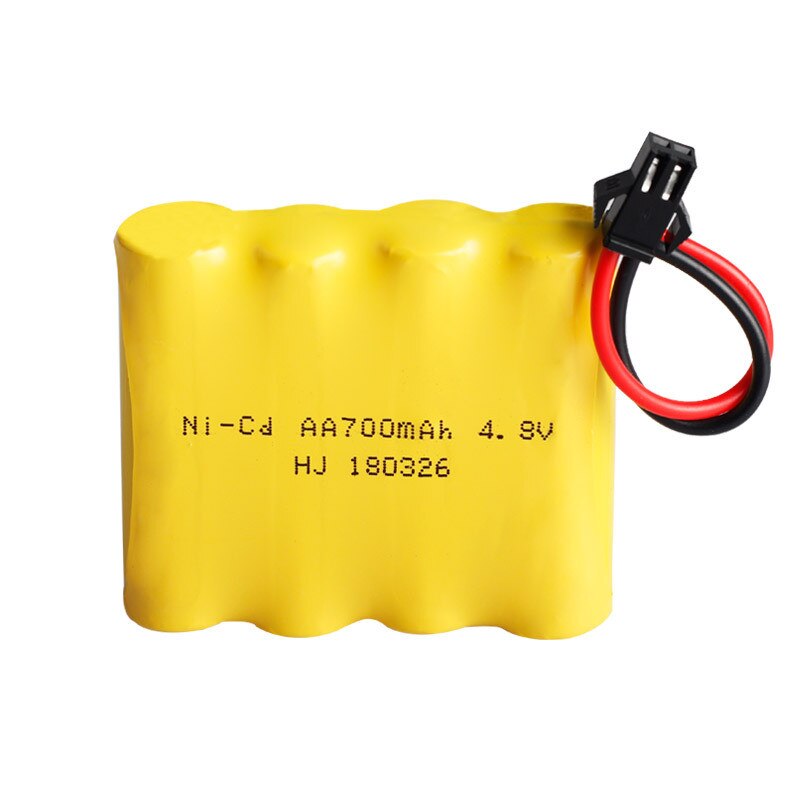 Ni-CD 4.8V 700mAh AA Rechargeable Battery Pack For Remote Control Toys Electric Car Nicd 4.8 V Volt Bateria SM-2P/JST/EL-2P Plug