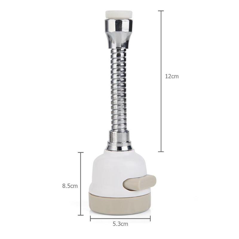Aireador para grifo de cocina, 2 modelos, aireador de 360 grados giratorio, filtro de boquilla de agua con burbujas, libre de doblar los aireadores flexibles