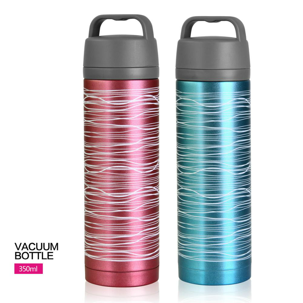 350ml double wall stainless steel portable thermos flask