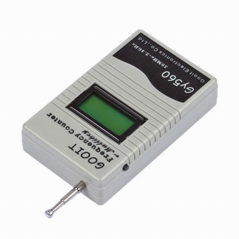 GY560 Frequenz Meter Zähler Tester für Zwei-Weg Radio Transceiver GSM 50MHz-2,4 GHz 7 Ziffer LCD Anzeige mit Signal Meter