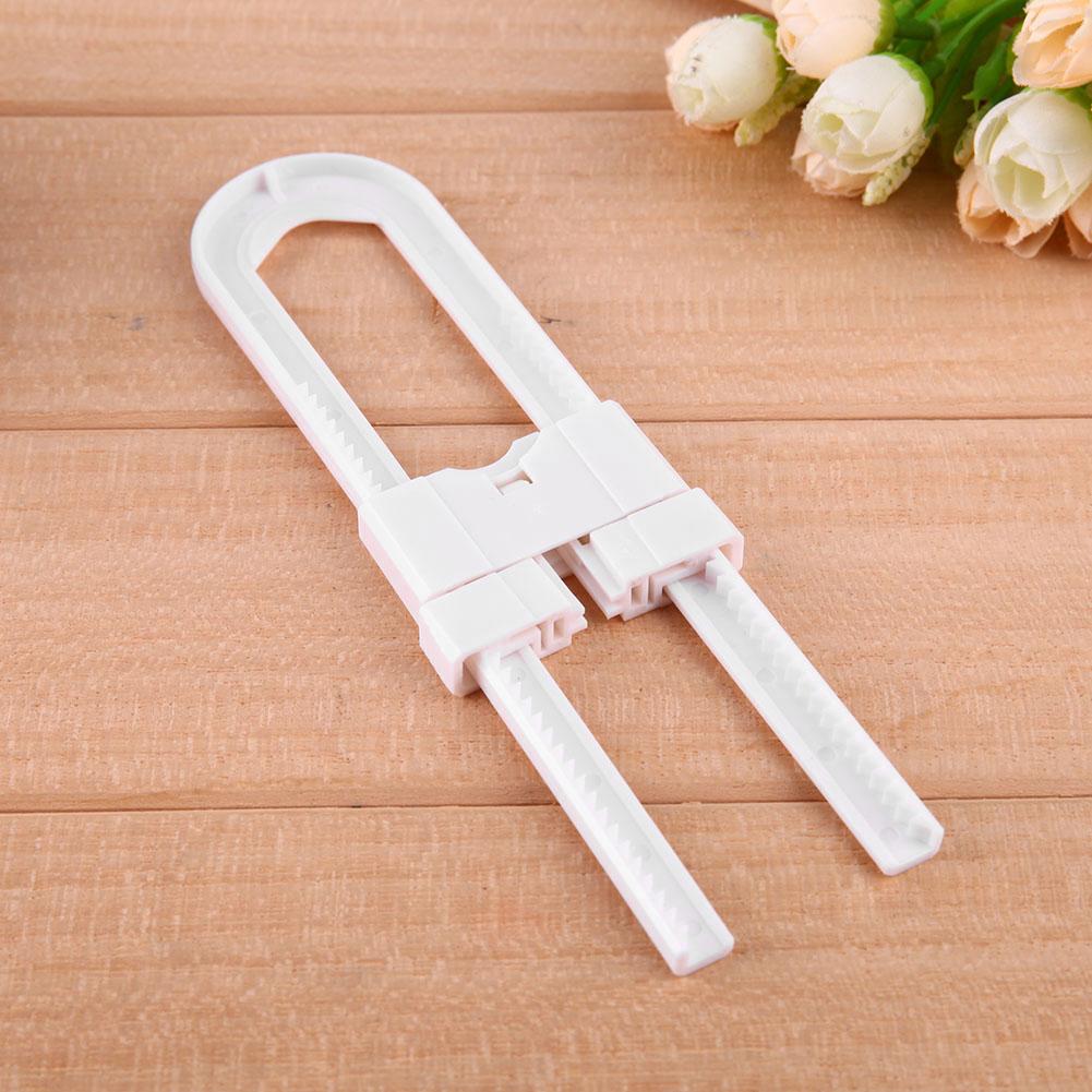 1Pc Baby Veiligheid Slot U Shape Kids Baby Kabinet Sloten Kinderen Bescherming Kabinet Beveiliging Deur Vergrendeling Abs Plastic Non giftig