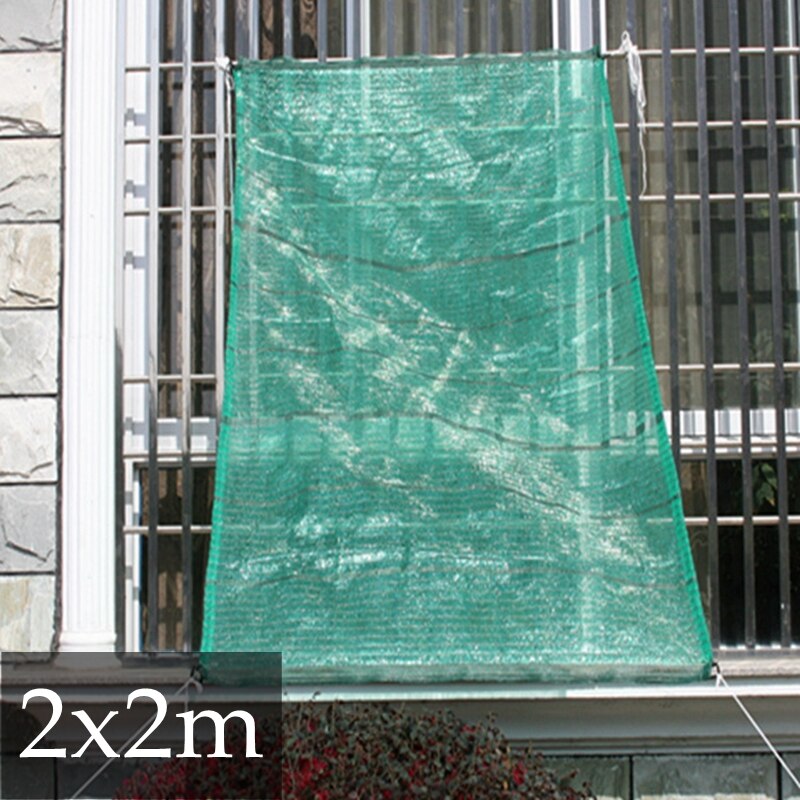 Green BLack Stripe Sunshade Net Outdoor Canopy Window Awning Door Canopy Awning Sun Sail Canopy Shelter Shading Net Plant Cover: Green 2x2