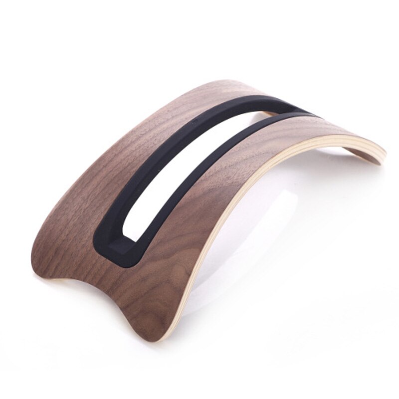 Træ lodret stationær bærbar computer holder holder base beslag dock til 13.3/15.4/16 tommer macbook pro 11.6/13.3 tommer macbook air