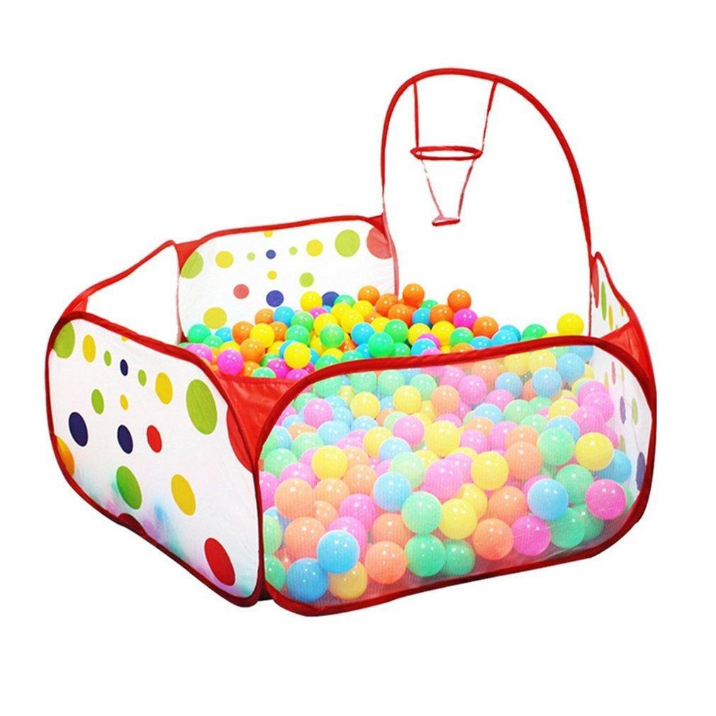 Kleurrijke Dot Patroon Opvouwbare Kids Play Tent Outdoor & Indoor Basketbal Tent Voor Kinderen Baby