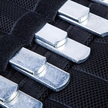 Zilveren stalen leggings stalen plaat laadplaat duurzaam handvest leeg gewicht gewogen been