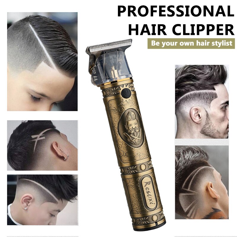 T9 Upgrade LED Electric Hair Clipper Set Baldheaded Cordless Men Shaver Beard Barber Trimmer Razor Rechargeable Cutting Machine