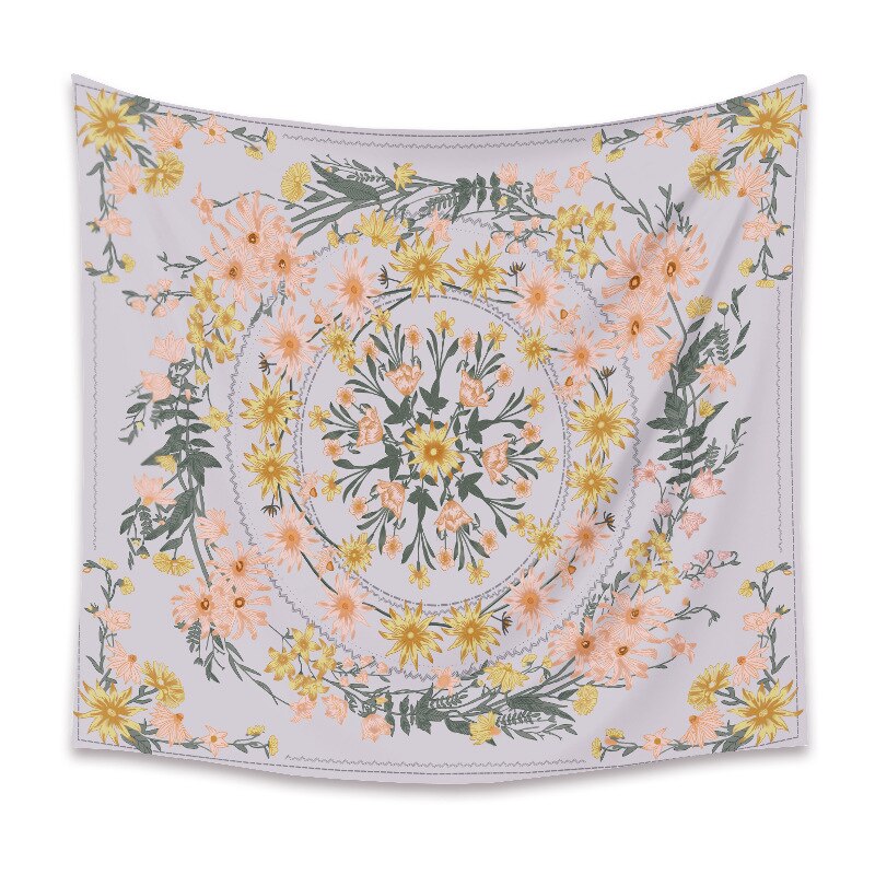 Heimat garten Tapisserie Zimmer dekoration Zauberstab abdeckt mandala dekoration tuch Plus samt tapisserie aufbringen Polyester Material: Lila Rosa / 130X150CM