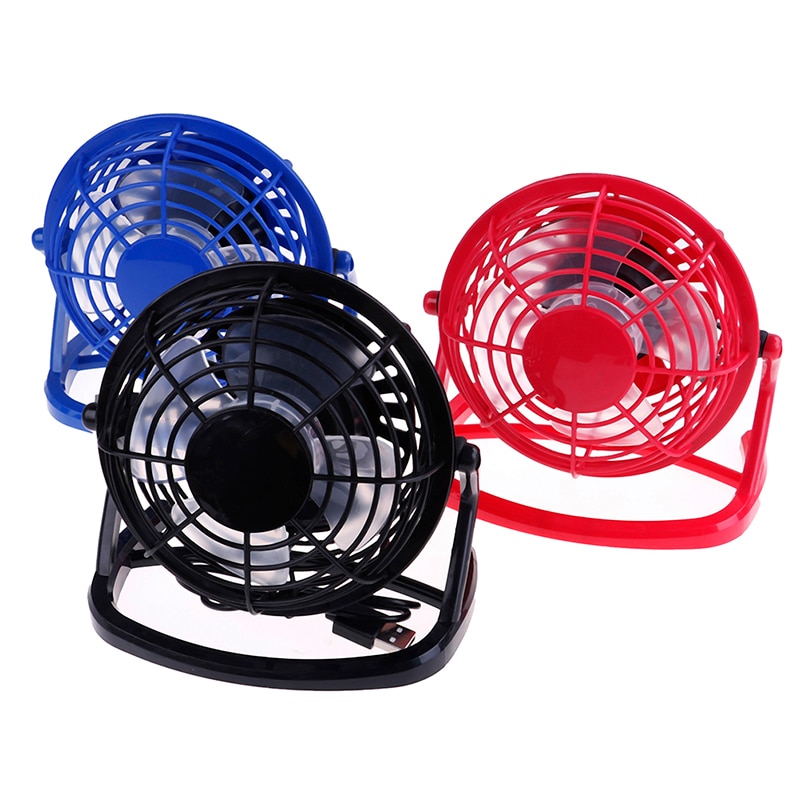 Portable DC 5V Small Desk USB Cooler Cooling Fan USB Mini Fans Operation Super Mute Silent for PC / Laptop / Notebook