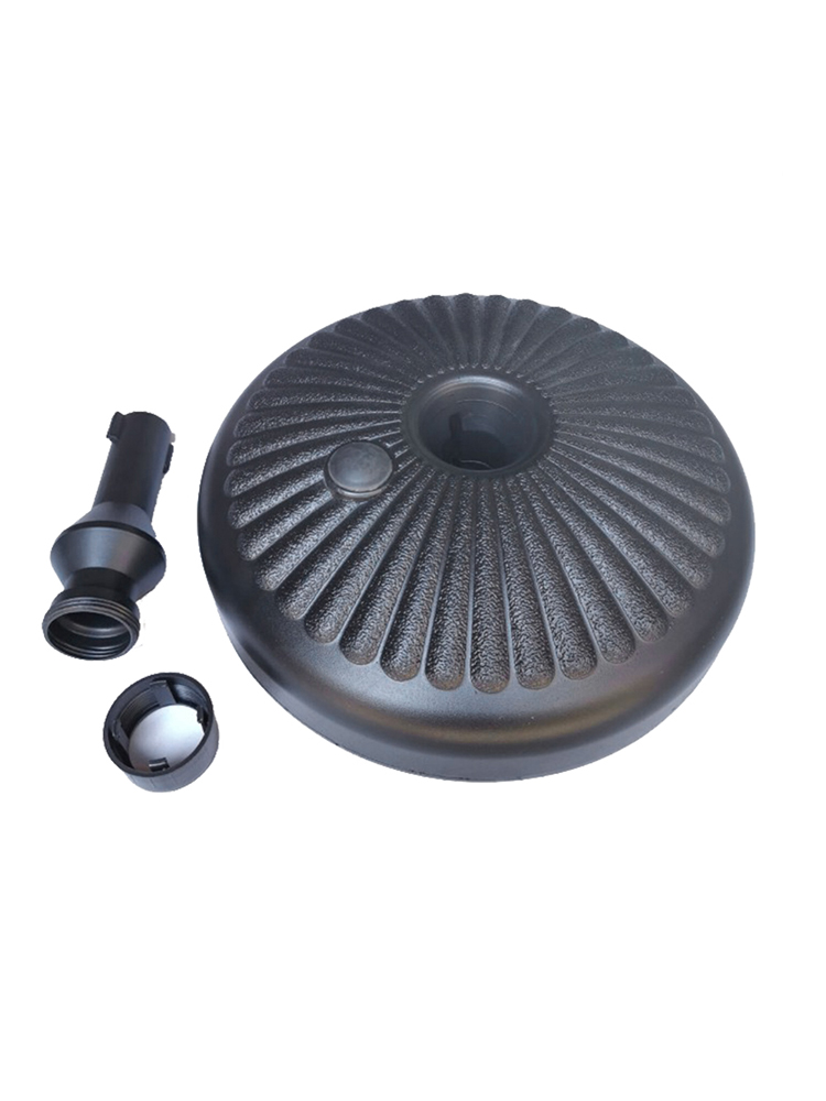 Round Patio Umbrella Base Outdoor Parasol Stand Round Water Filled Umbrella Base For Garden Beach Courtyard Umbrella 4O
