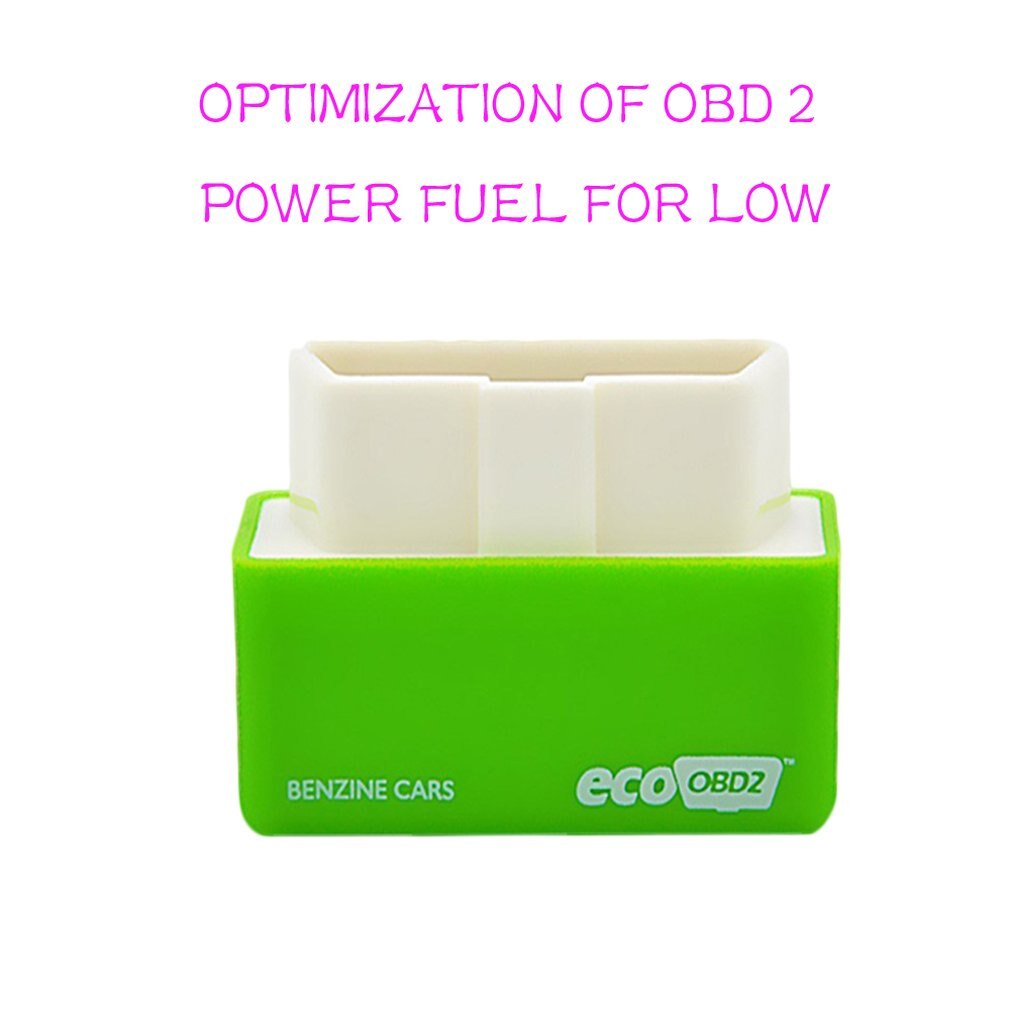 Car Mini OBD2 Economy Chip Tuning Box Green Power Fuel Optimization Device OBD2 Interface 15% Fuel Save For Benz