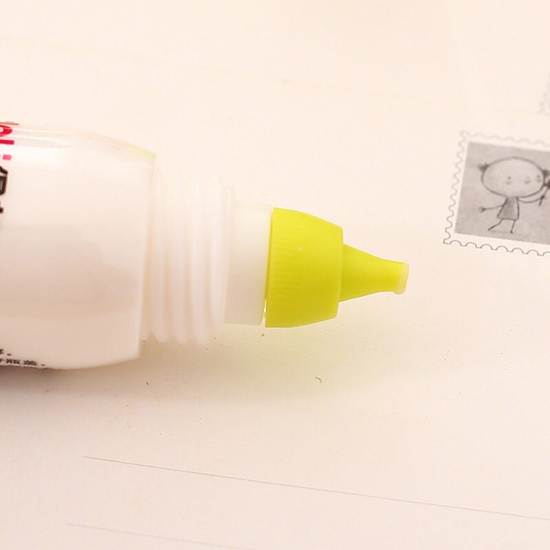 35ML Washable White Liquid Glue Student Handwork DIY Paper Adhesive Stationery Store School Office Supplies Tool Safe Non-toxi