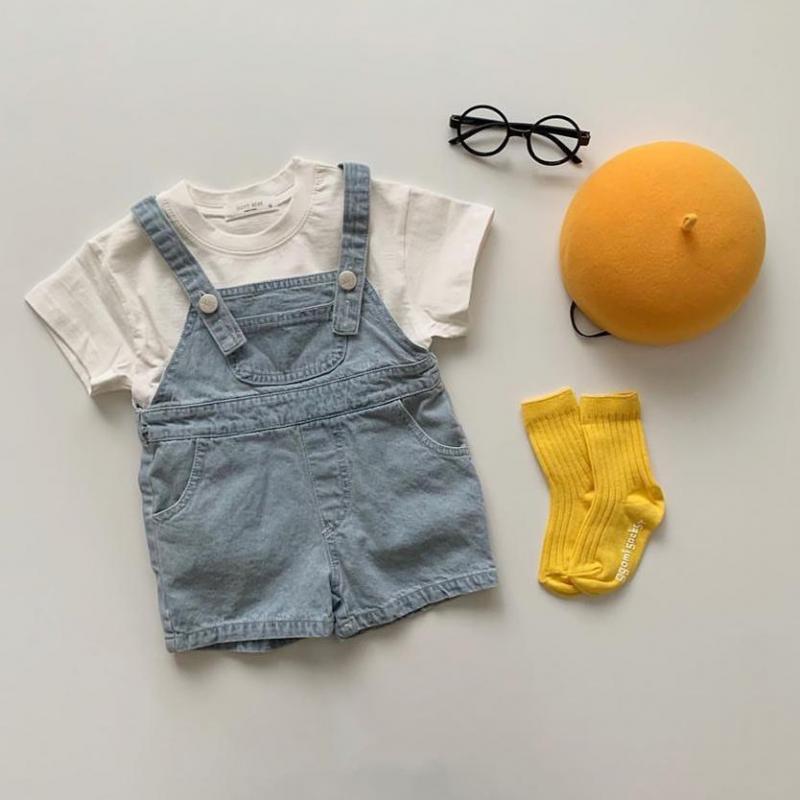 Salopette en Jean pour enfants, , été, 2022