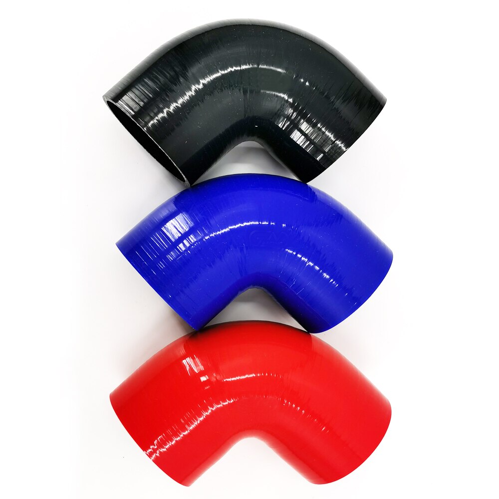 ID 5 inch 127mm 90 Degree Elbow Silicone Coupler Hose Intercooler Turbo Pipe