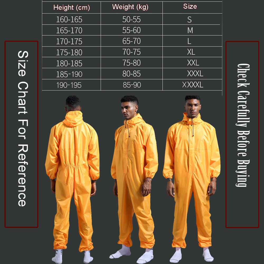 Waterdichte Overall Hoed Olie Slijtvaste Werk Veiligheid Kleding Regenjas Voor Sparying Schilderen Fabriek Kleren Totale Pak