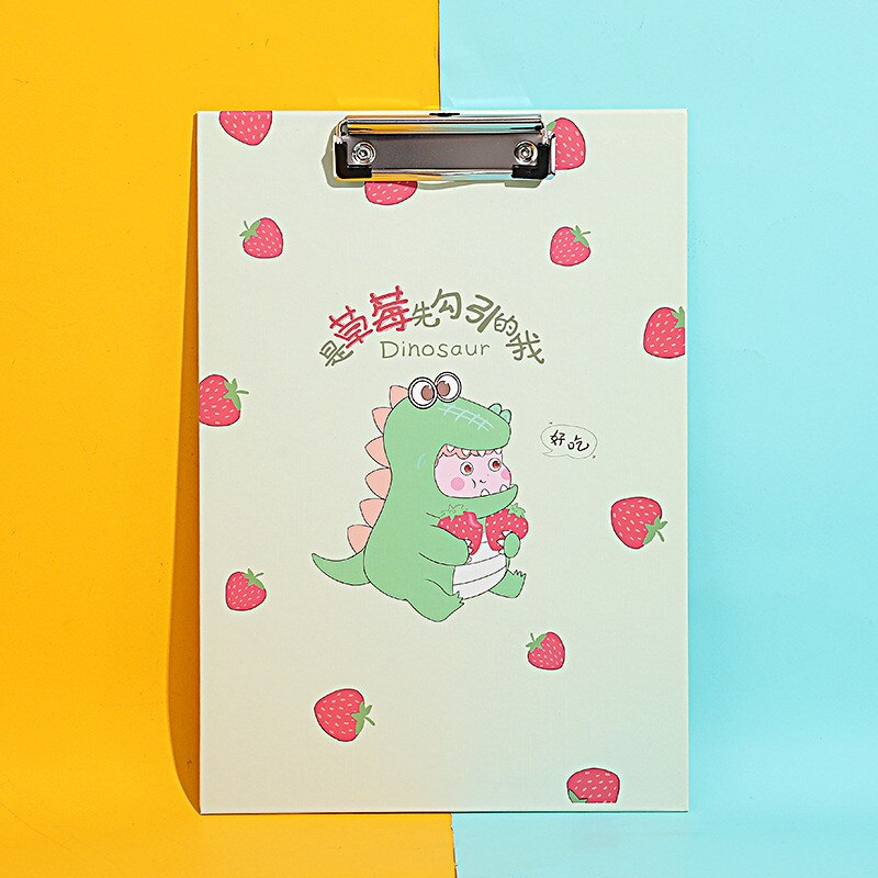 Kawaii  a4 papirholder hardboard skriveblok udklipsholder mappe dokumentholdere klip tavle skole kontor kontorartikler: 04