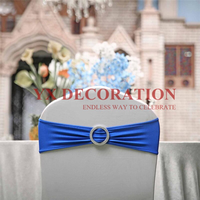 Ceinture de chaise en Lycra | Bande Spandex bon marché, adaptée à la housse de chaise, décoration de Banquet et de mariage