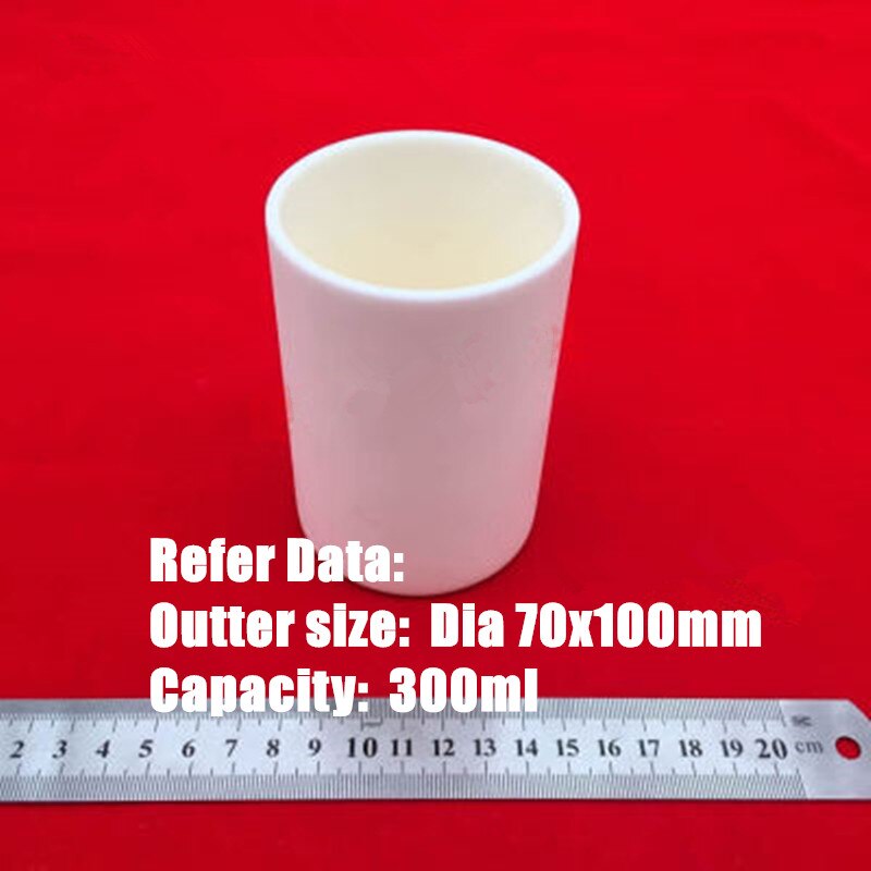 99.5% alumina crucible cylindrical corundum crucible /Cylindrical ceramic refractorye crucible