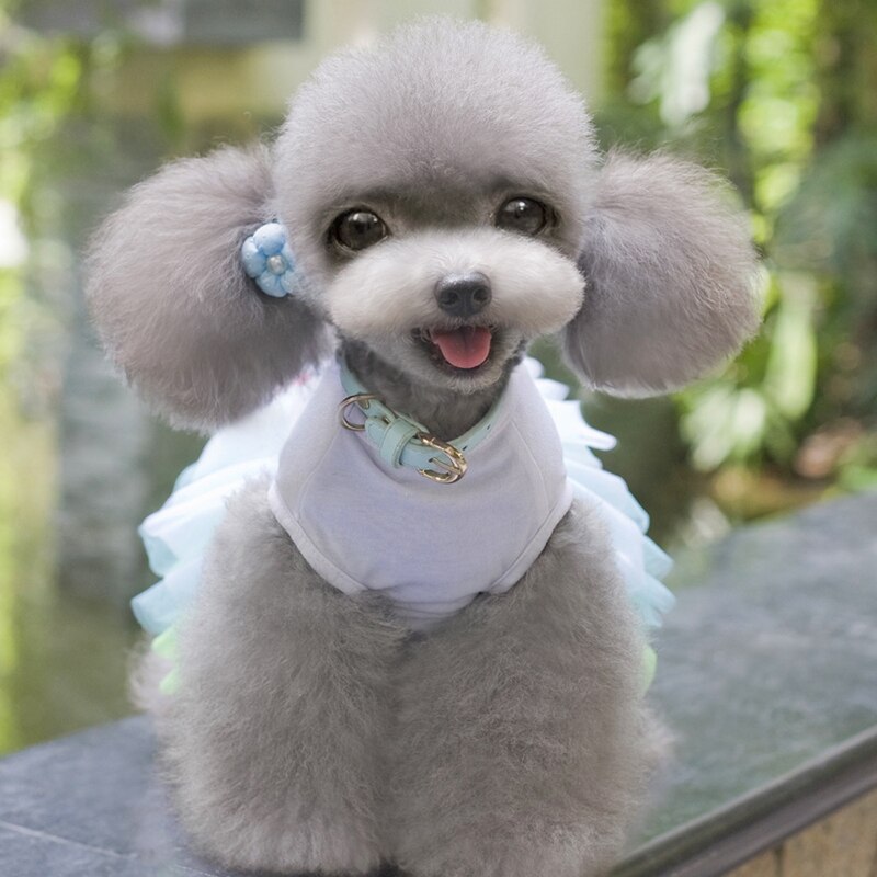 Summer Dress For Dog Pets Dog Clothes Ballet Dress Skirt Puppy Clothing Spring Dresses For Dogs Lace Pet Clothes XS-XL