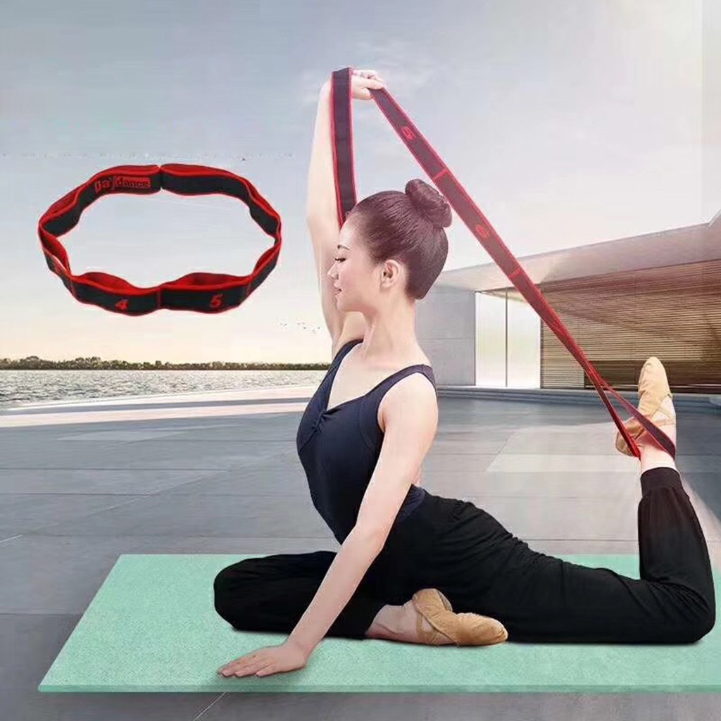 Accessoires de yoga joga akcesoria élasticité Yoga sangle de Yoga extensible boucles flexibles accessoires d'entraînement Pilates gimnasioz # XP20
