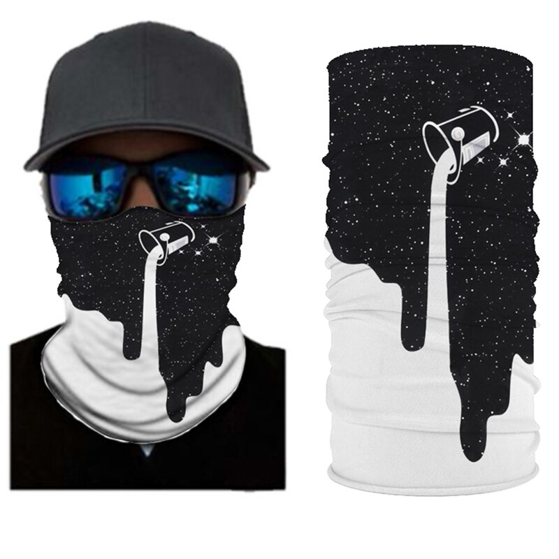 1pc unisex Klettern Wandern Schal Sport Headwear Bandanas Motorrad Turban Hand Band Magie Schals draussen Radfahren Stirnband Maske: A1