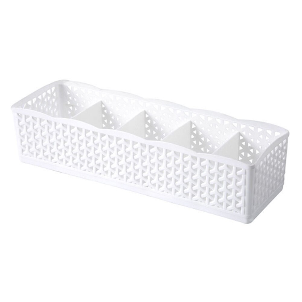 Sok Lade Organizer Divider Inklapbare Closet Kabinet Organizer Ondergoed Opbergdozen Voor Opslaan Sokken Zakdoeken Banden: WHITE