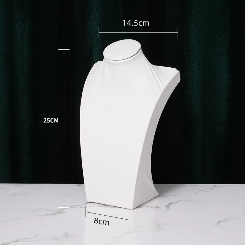 Buste ketting displaystandaard juwelierszaak toonbank venster