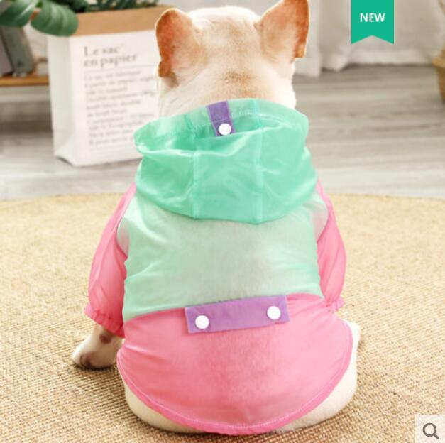 Buldog francuski ubrania letnie T-koszula dla psów mopy sznaucer walijski corgi buldog kostium odzież dla zwierząt odzież chroniąca przed słońcem: A / XXXL