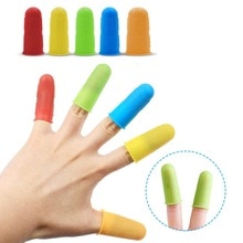 3/5/12Stck Silikon Fingerlinge Schutz Hülse Abdeckung Anti-schneiden Anti-Unterhose Wärme Beständig Finger Handschuhe Heimat Küche Kochen Werkzeug
