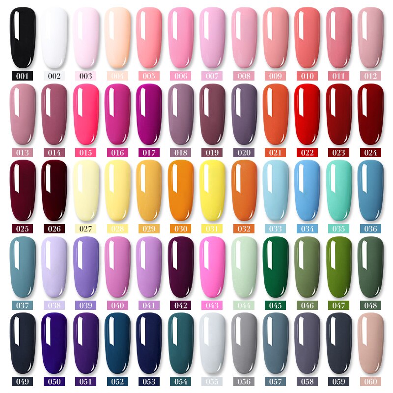 Koskoe neglesæt gel lak sæt kit 8/10/12/14/16 uv led farve gel negle lak kit med negle lampe negle kunst dekorations værktøj