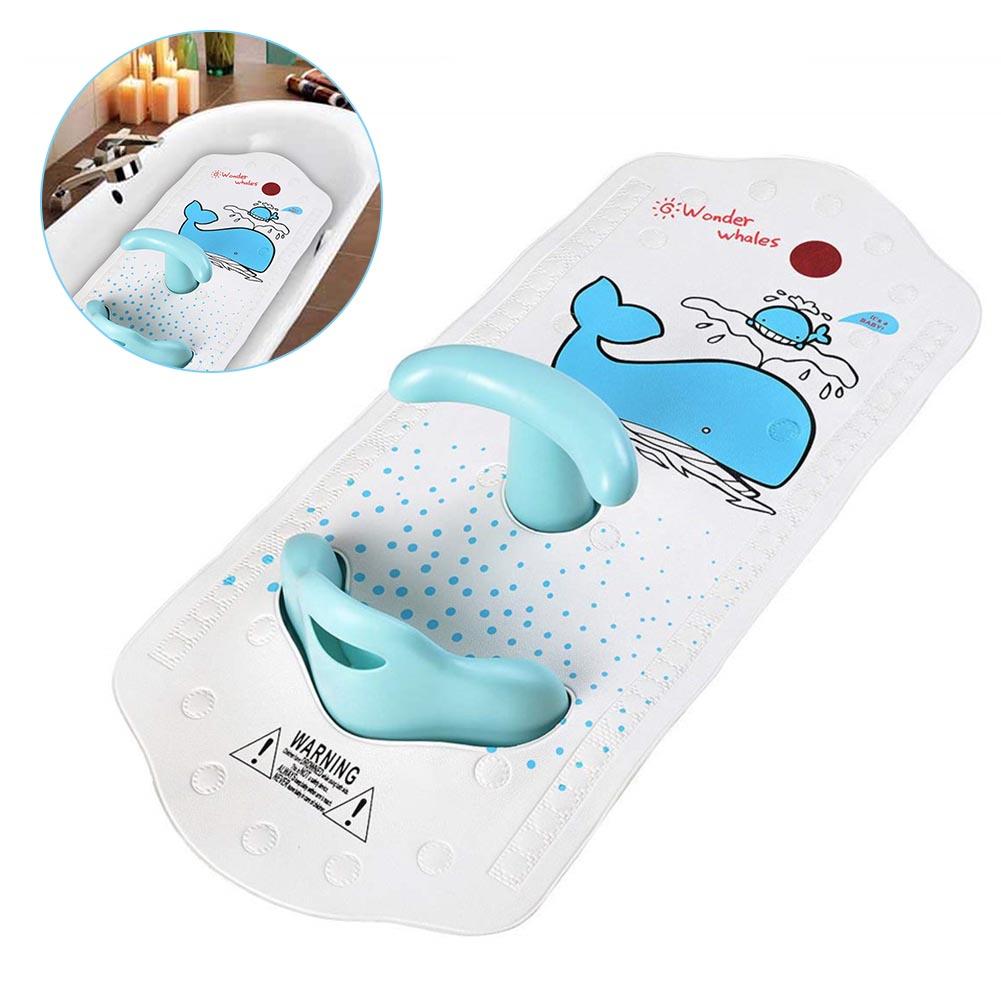 Asiento de bañera para bebé, antideslizante para el cuidado del bebé Alfombrilla de seguridad, juguetes de lavado, alfombrilla y asiento: Default Title