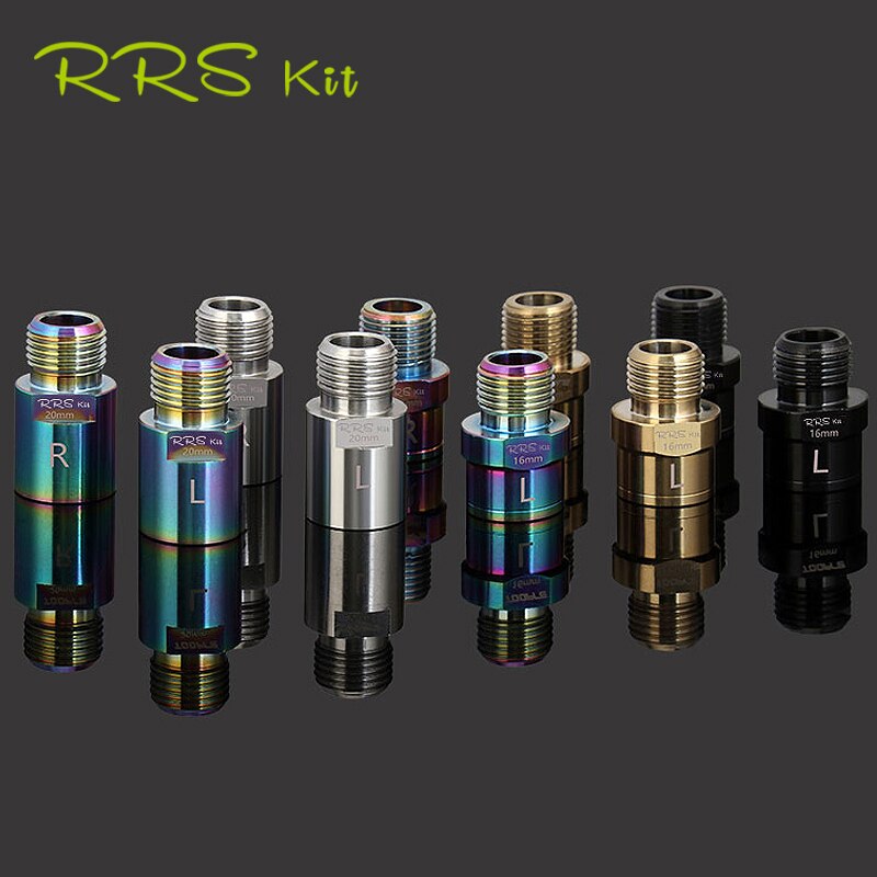 Rrskit Pedaal As Extender 16Mm/20Mm Fiets Pedaal As Extenders Stalen Fiets Pedaal Extension Bouten Spacers Voor mtb Racefiets