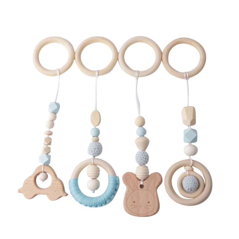 Leuke Cartoon Baby Bijtring Food Grade Tandjes Bijtring Speelgoed Diermodel Bijtring Diy Ketting Baby Speelgoed Nieuw