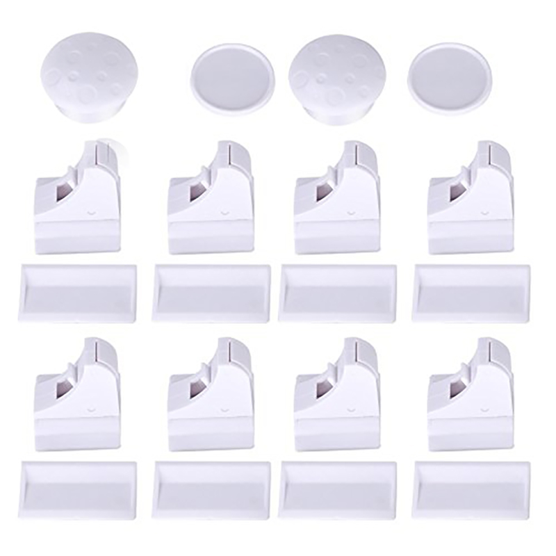 Brand 16Pcs Magnetische Kind Lock Baby Veiligheid Baby Bescherming Kast Deurslot Kids Lade Locker Beveiliging Onzichtbare Sloten