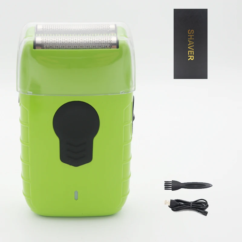 Hair Clipper Barber Kit Beard Hair Trimmer For Men Magnetic Motor Mower 9000 RPM Hair Cutting Machine Kemei 2035: light yellow