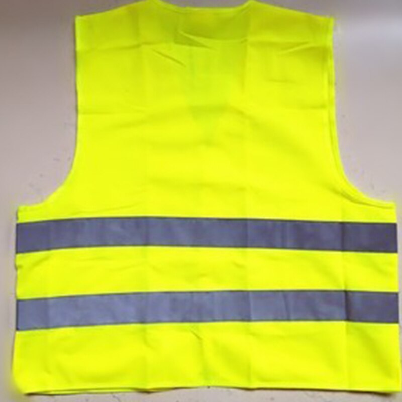 Cómodo trabajo de seguridad construcción duradera sin mangas suave conducción nocturna informal personal blusa reflectante para hombres y mujeres