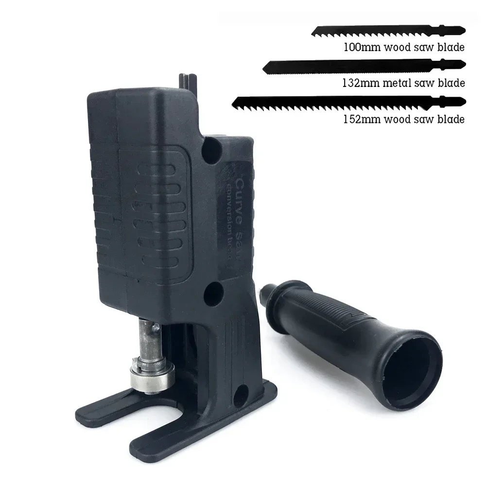 Taladro eléctrico modificado a sierras eléctricas, adaptador de sierra alternativa, accesorio, sierras eléctricas, taladro a sierras helicoidales, herramientas de corte de madera: Caqui