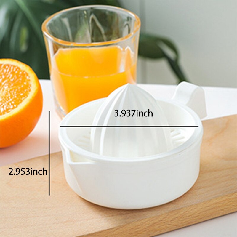 Portable Lemon Orange Manual Juicer, Lemon Squeezer, Orange Squeezer, Rotary Squeezer, Easy To Cut(2 PCS)